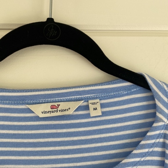 Vineyard Vines | Long Sleeve Tee with White and Blue Stripes | Great Condition - Picture 2 of 5